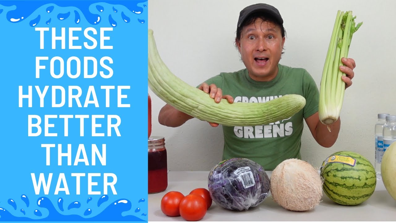 These FOODS Hydrate You Better than Drinking Water