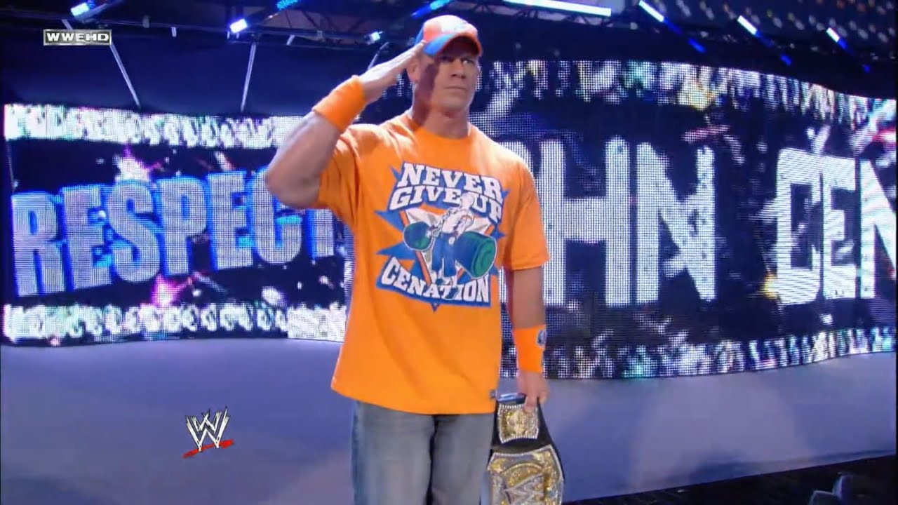 WWE - John Cena RAW Entrances | January 11 - July 26 2010 [HD]