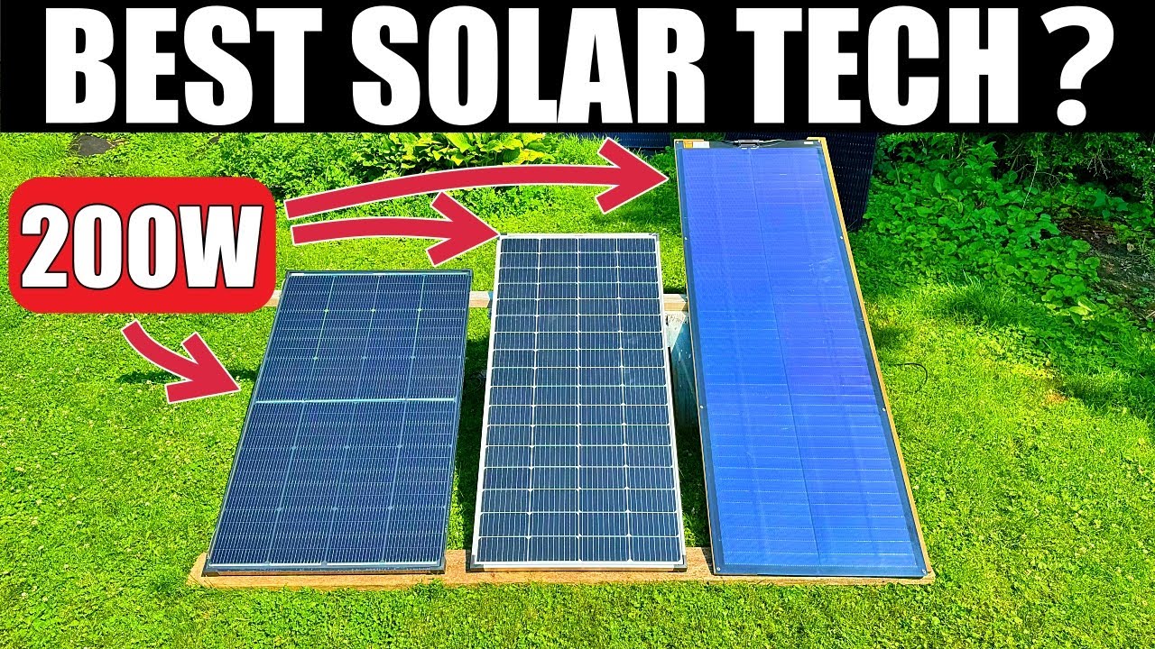 I Tested 3 Types of Solar Technology - Surprising RESULTS