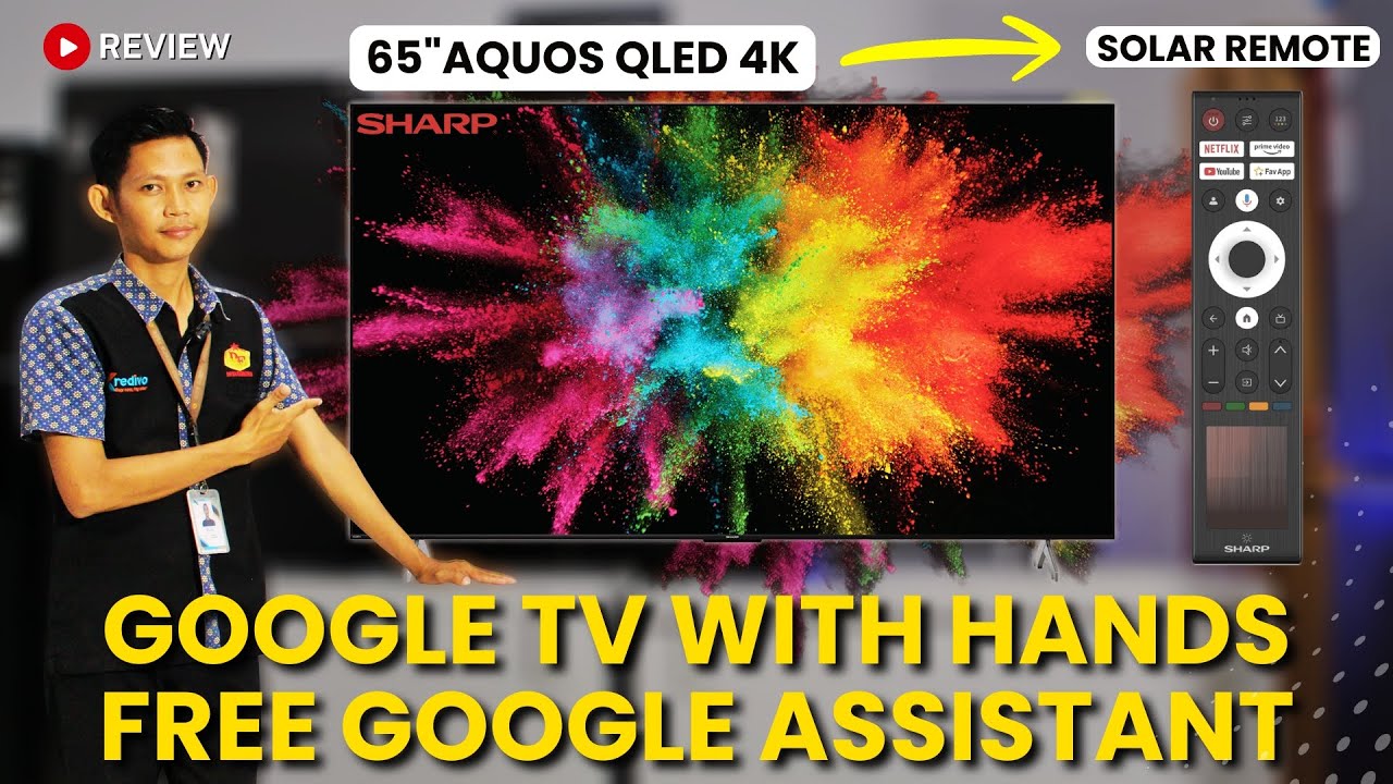 JADI SULTAN ! NONTON BIOSKOP DI RUMAH! 🎬 REVIEW SHARP AQUOS QLED 65” 4K GOOGLE TV!