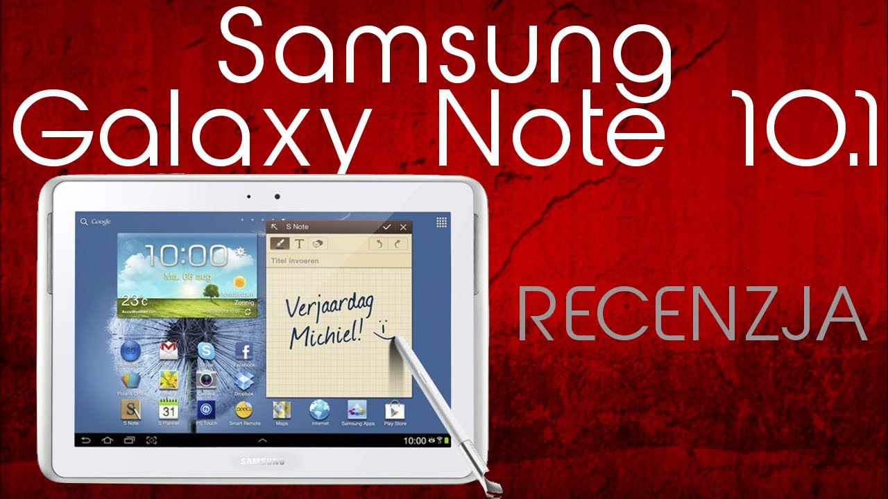 [Mobileo #35] Recenzja Samsung Galaxy Note 10.1 | Test PL