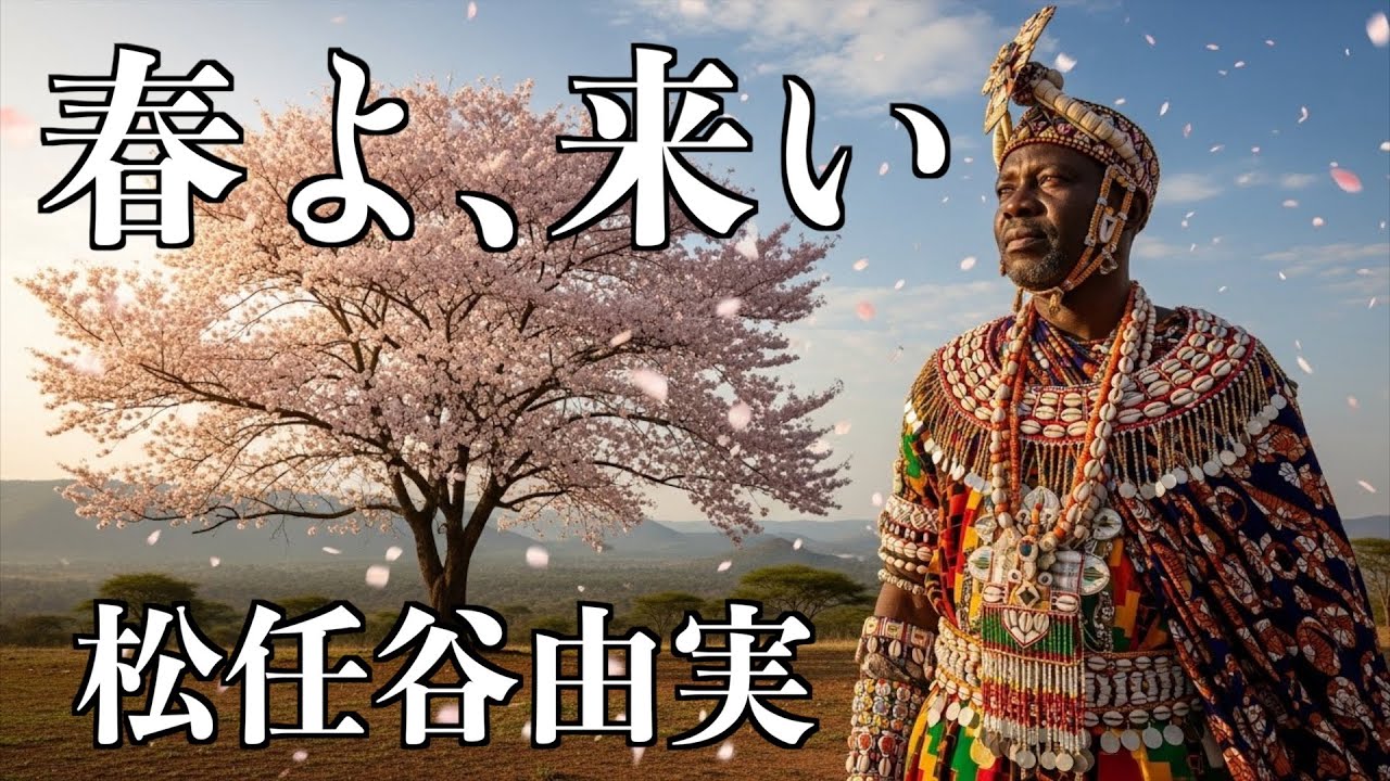 アフリカにも春よまだ見ぬ春、迷い立ち止まる方がいました。