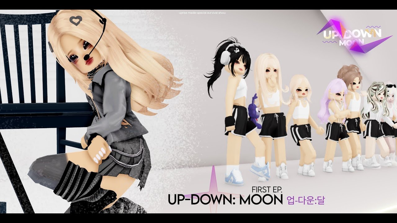 UP-DOWN: moon EP. 1 ( 업-다운:달 에피소드 1 ) KUV | ROBLOX | KPOP | 4K