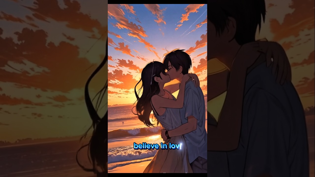 Kiss me in the beach #anime #animeshorts #amv #romanticmystery #romance #shorts #trending