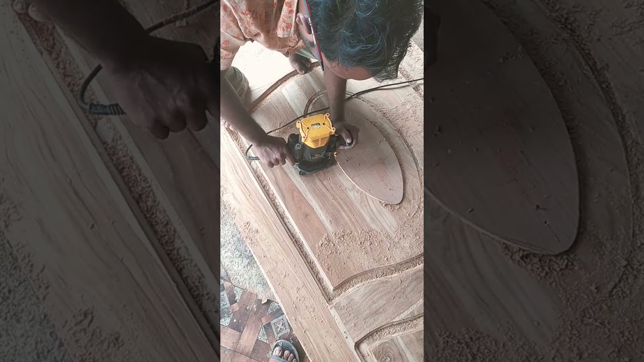 Door design || Hand made router design|| door design cnc in hand