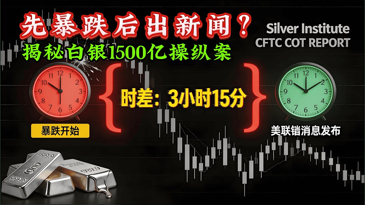 时间戳绝不撒谎! 相差3小时的谎言，带你还原白银崩盘的血腥真相#白银 #白银暴跌 #华尔街内幕 #金融操纵 #摩根大通 #贵金属投资 #实物白银 #散户必看 #大宗商品 #金融危机