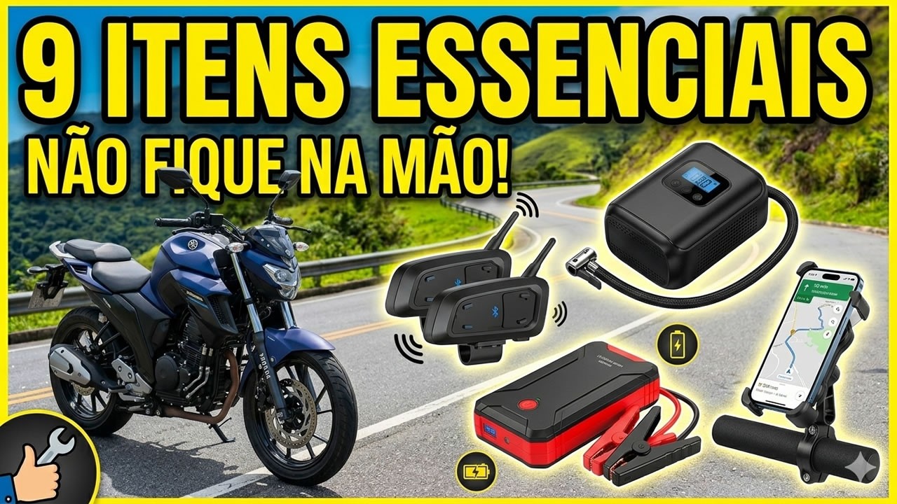 9 ACESSÓRIOS ESSENCIAIS PARA TODO MOTOCICLISTA: TESTADOS E APROVADOS!