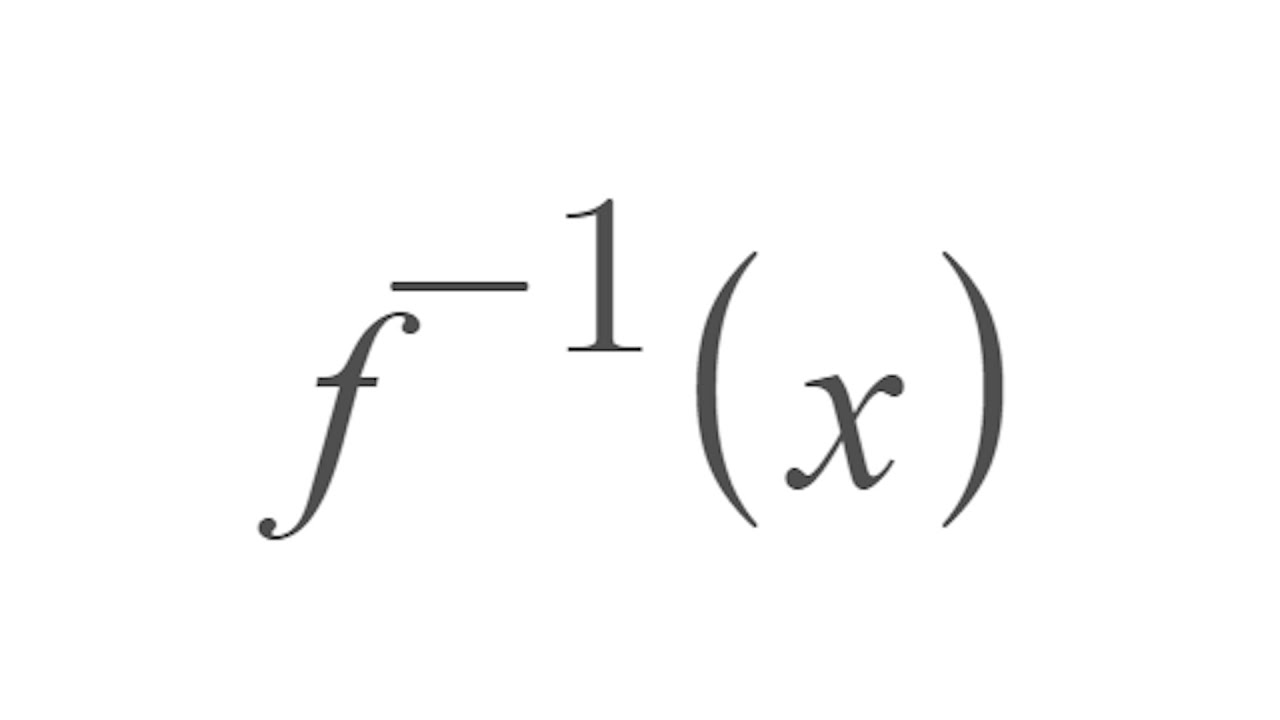 Omvendte funksjoner | Matematikk R1