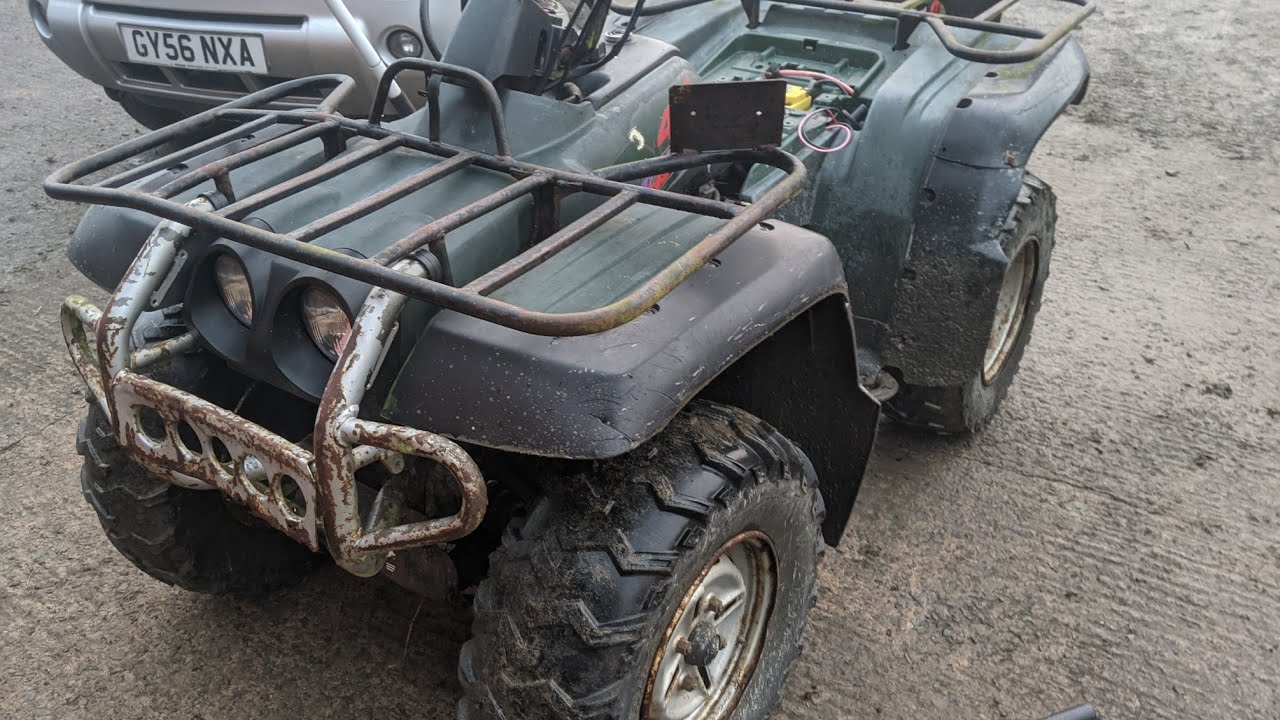 Abandoned 1998 Yamaha Kodiak Will it run
