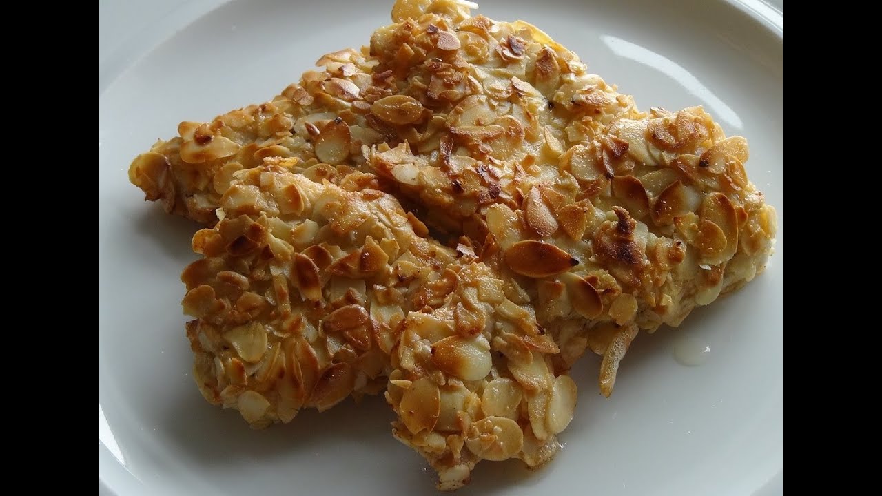 Mandelschnitzel aus Putenfleisch / Schnitzel