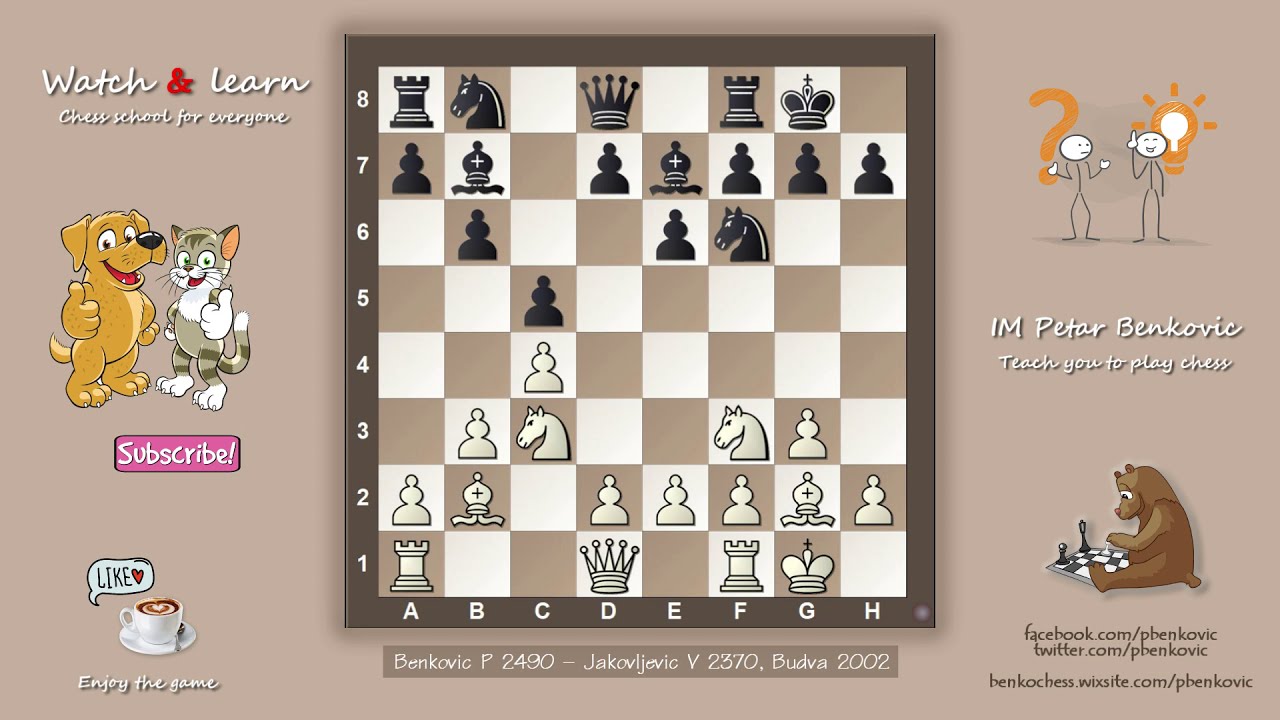 Benkovic Petar vs Jakovljevic Vlado, Budva 2002 | English Opening | Hedgehog Defense
