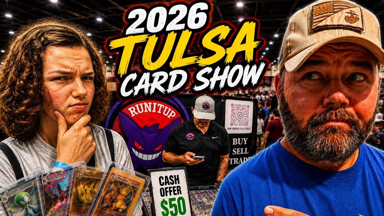 Selling Rare Pokemon Cards With My Dad At The Tulsa Card Show