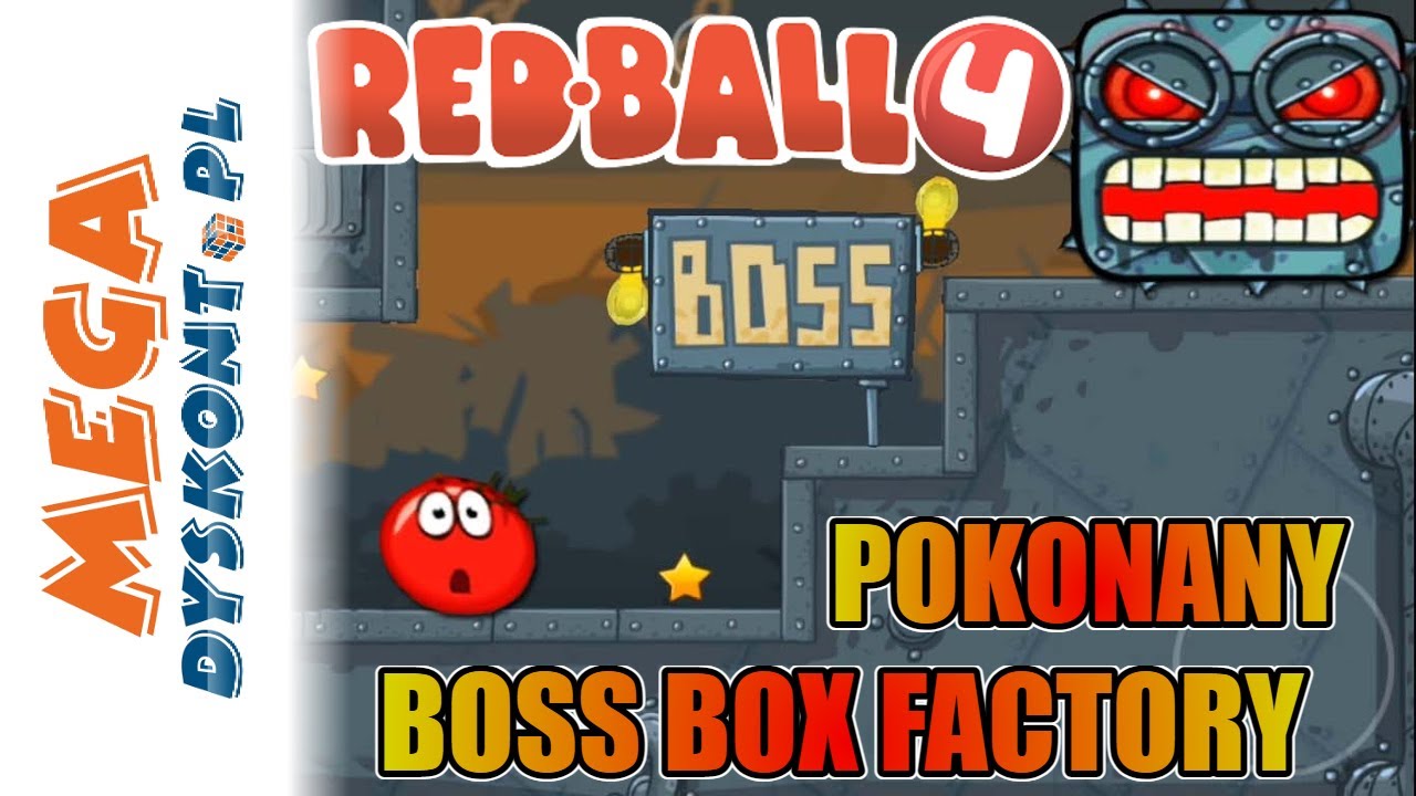 RED BALL 4 🔴 BOOS BOX FACTORY POKONANY 🏆❤️MegaDyskont❤️