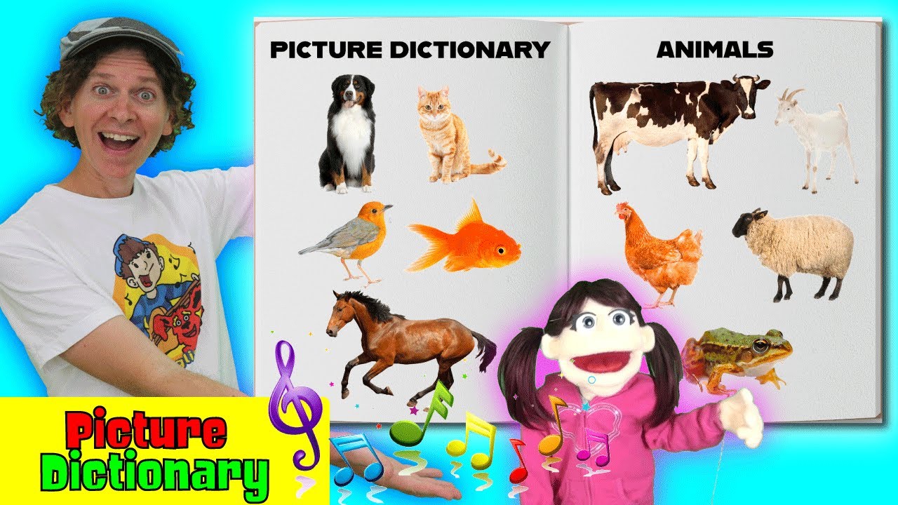 Animals | Picture Dictionary Song | Dream English Kids