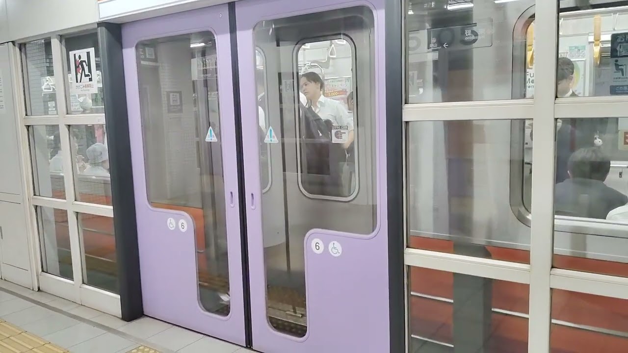 京都市営地下鉄東西線50系05編成六地蔵行き、11編成太秦天神川行き　東野駅発着