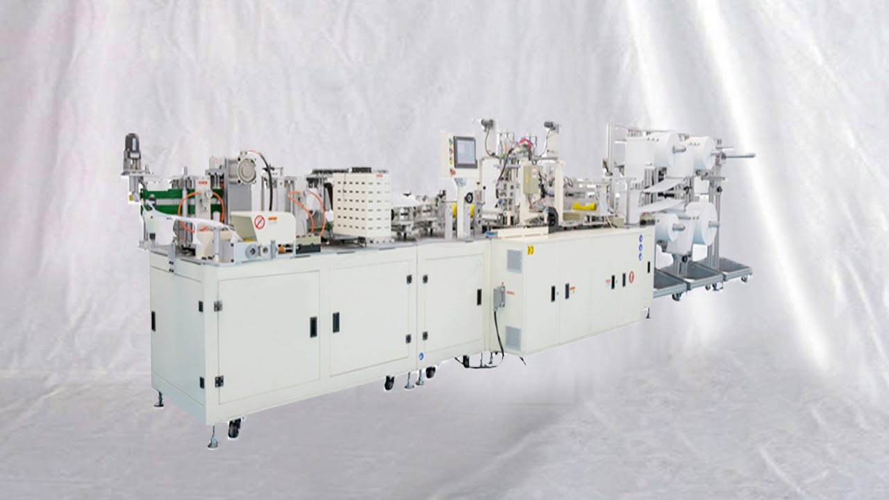 Learn how to operate N95 face mask making production line from A to Z كيفية استخدام صانع أقنعة الوجه