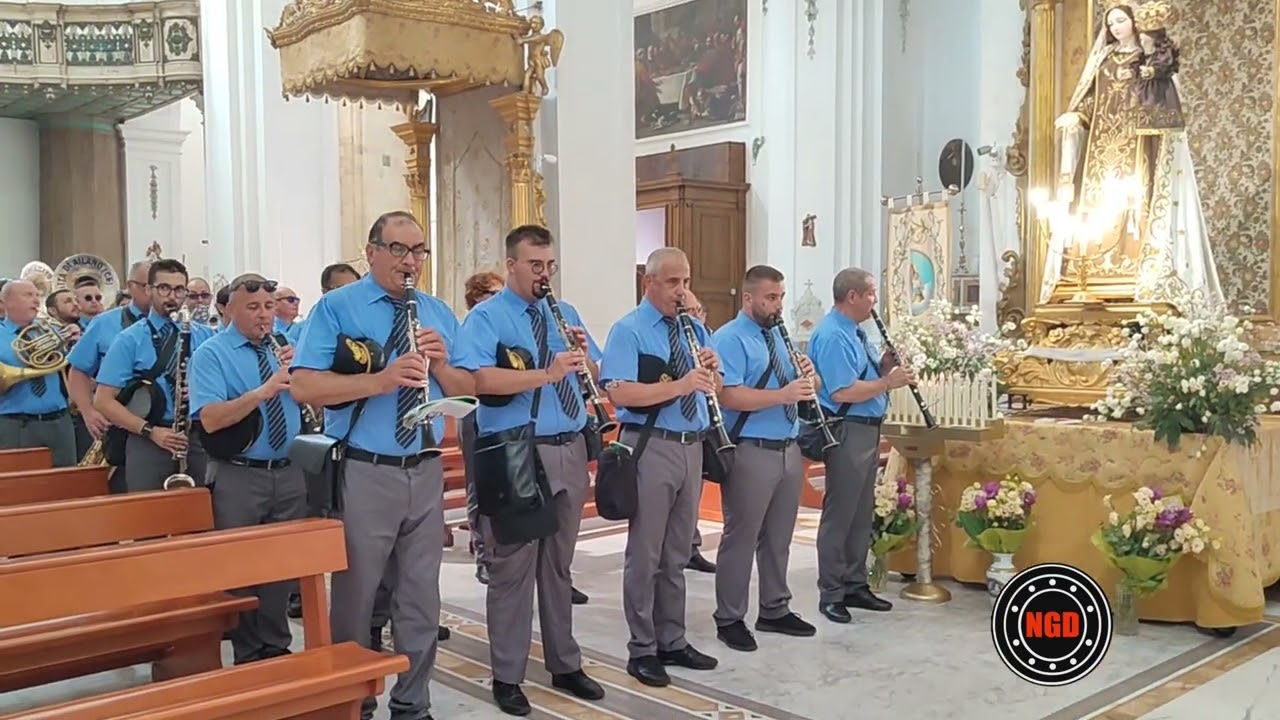 Evviva Maria Banda di Ailano 19/7/25 Montescaglioso Festa di Maria Ss. del Carmine