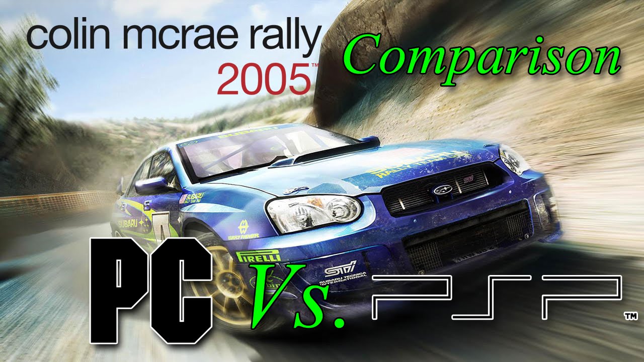 Colin McRae Rally 2005 Comparison (PC Vs. PSP) (1080p/60FPS)