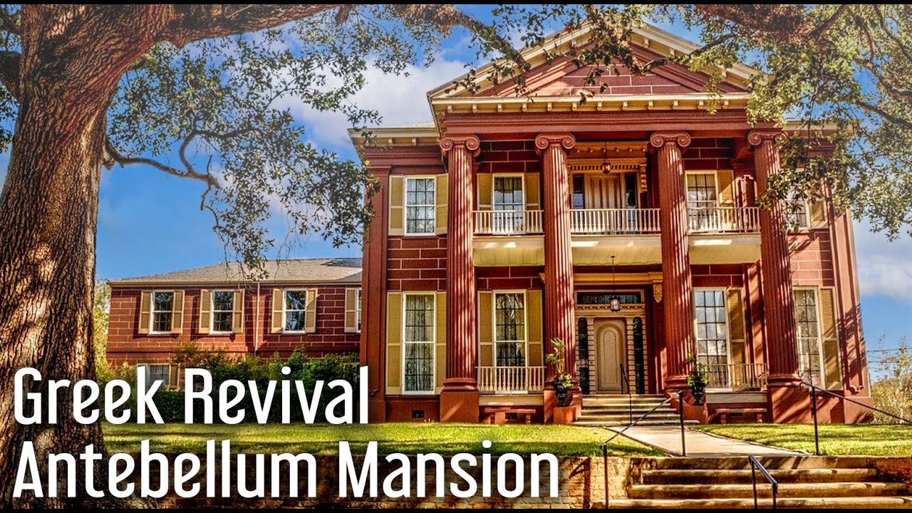 House Tour: Greek Revival Antebellum Mansion - Magnolia Hall