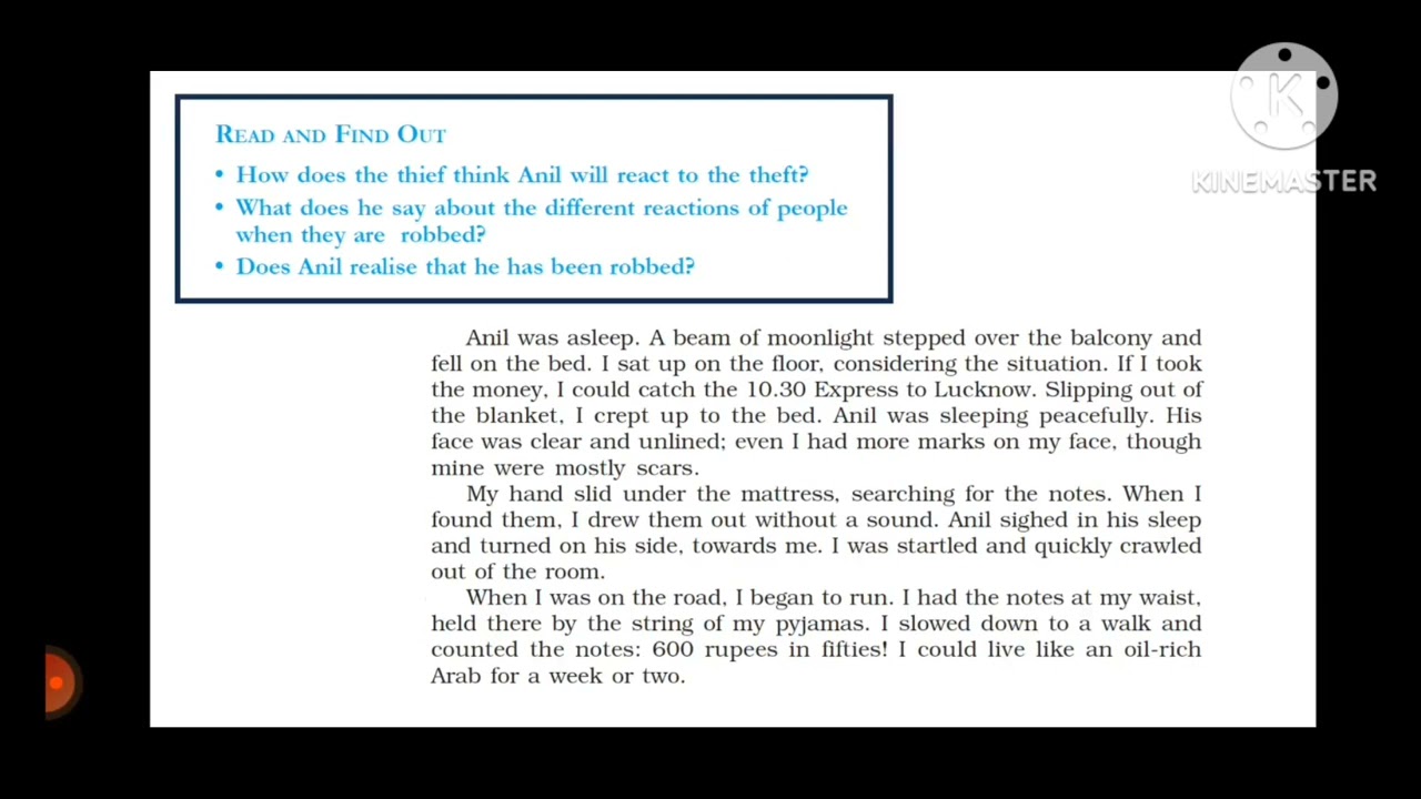 The Thief's Story Grade 10, Footprint Without Feet