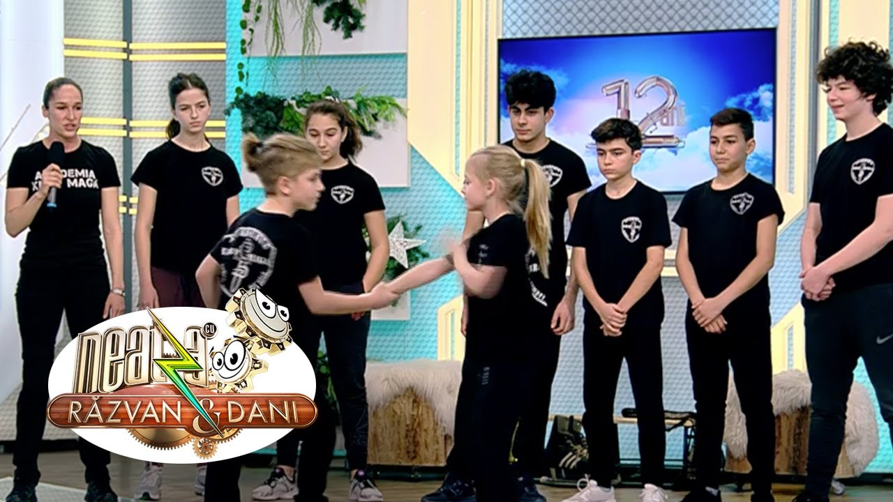 Clase de autoapărare pentru copii, la Academia de Krav Maga