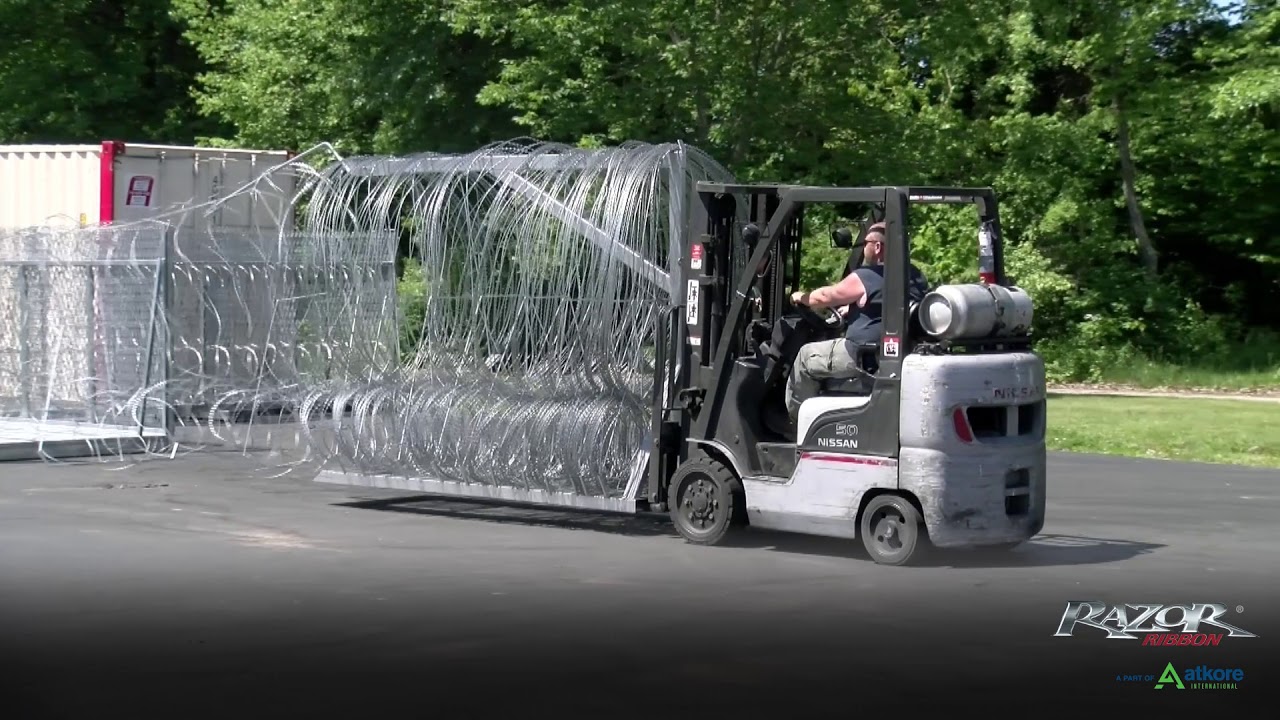 Razor Ribbon Cage Deployment