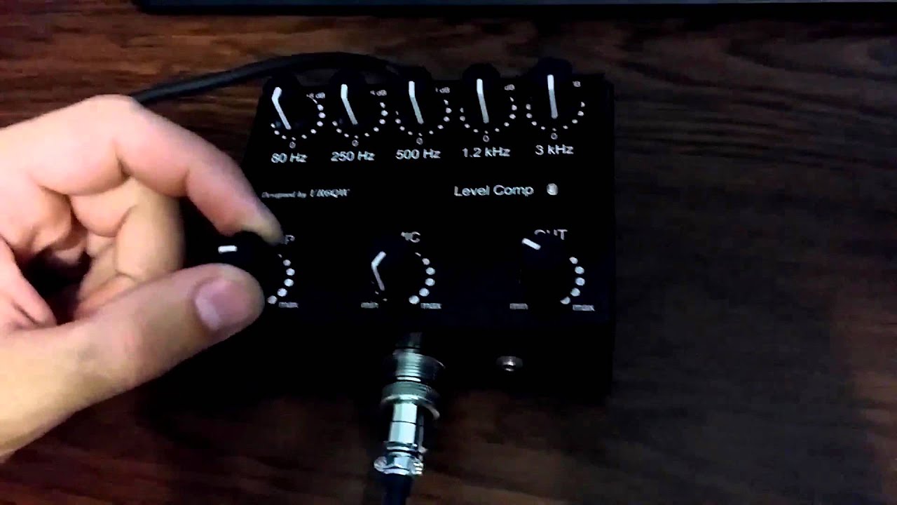 Эквалайзер компрессор UR6QW и трансивер ICOM706MKIIG