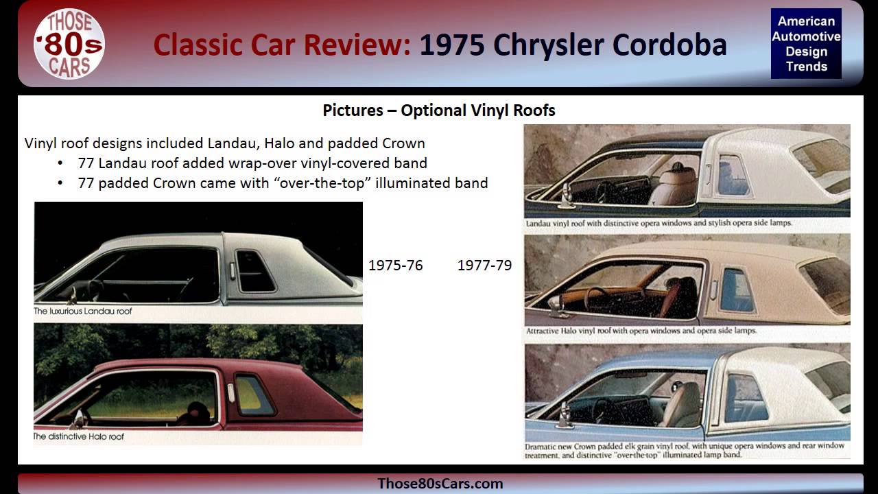 Those-80s-Cars Review: 1975 Chrysler Cordoba