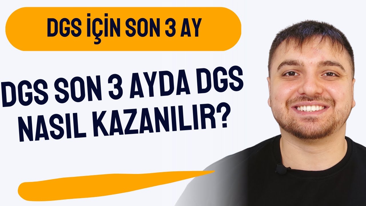 Son 3 Ay DGS'de Garantili Başarı: 90 Günde Başarılı Bir Hazırlık Nasıl Yapılır?