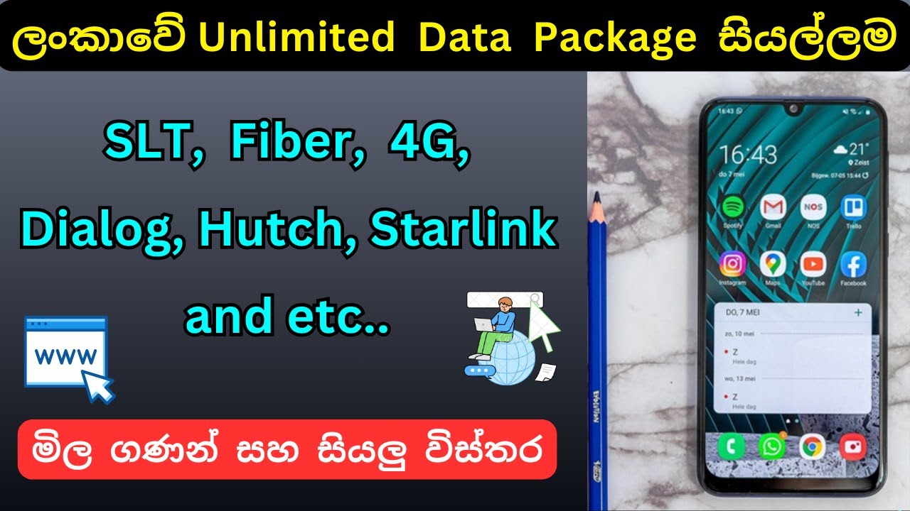 Unlimited Data Packages Sri Lanka | SLT Mobitel, Dialog, Starlink, Hutch, Internet Plans and Price