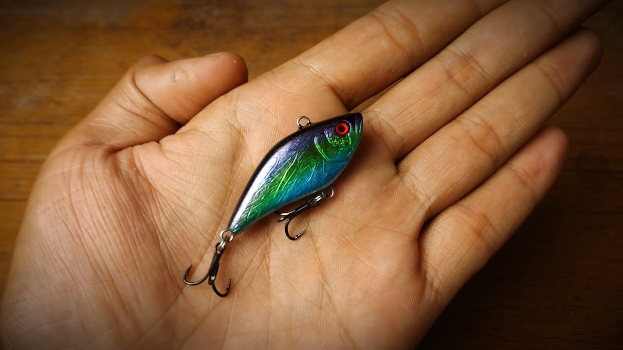 Cara membuat lure micro vibra dari kayu