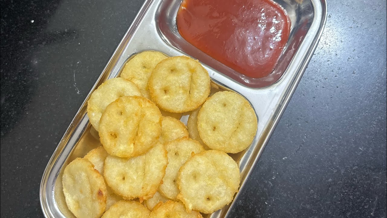 Crispy Potato Smiley Recipe | McCain Style Potato Smiley | Vlog 71