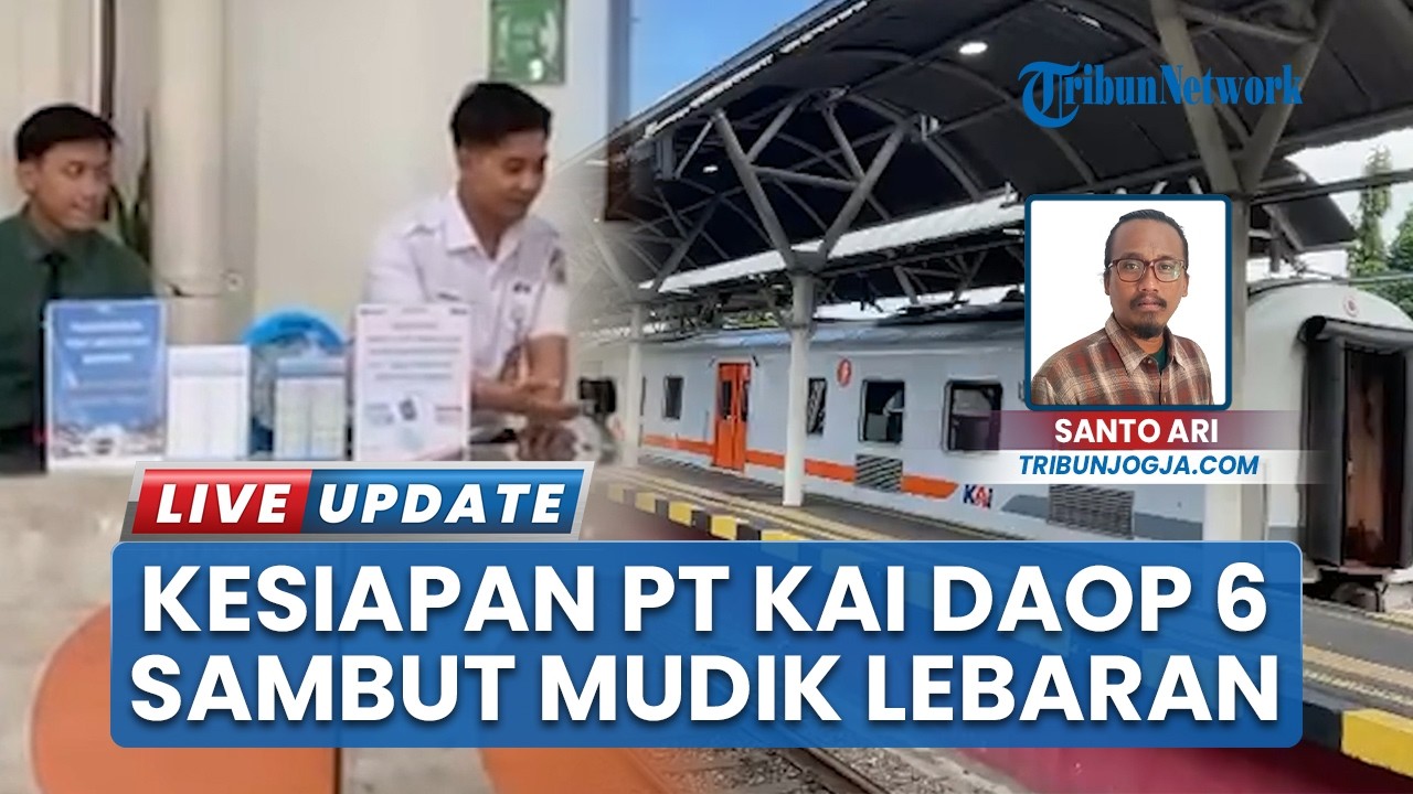 PT KAI Daop 6 Yogyakarta Sediakan 525.350 Kursi pada Masa Angkutan Lebaran 2026