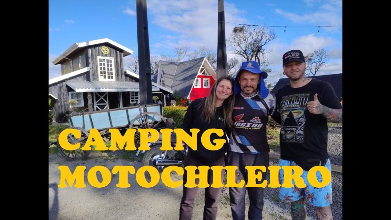 CAMPING DO MOTOCHILEIRO do ALFREDO SOUZA em URUBICI/SC de intruder 125