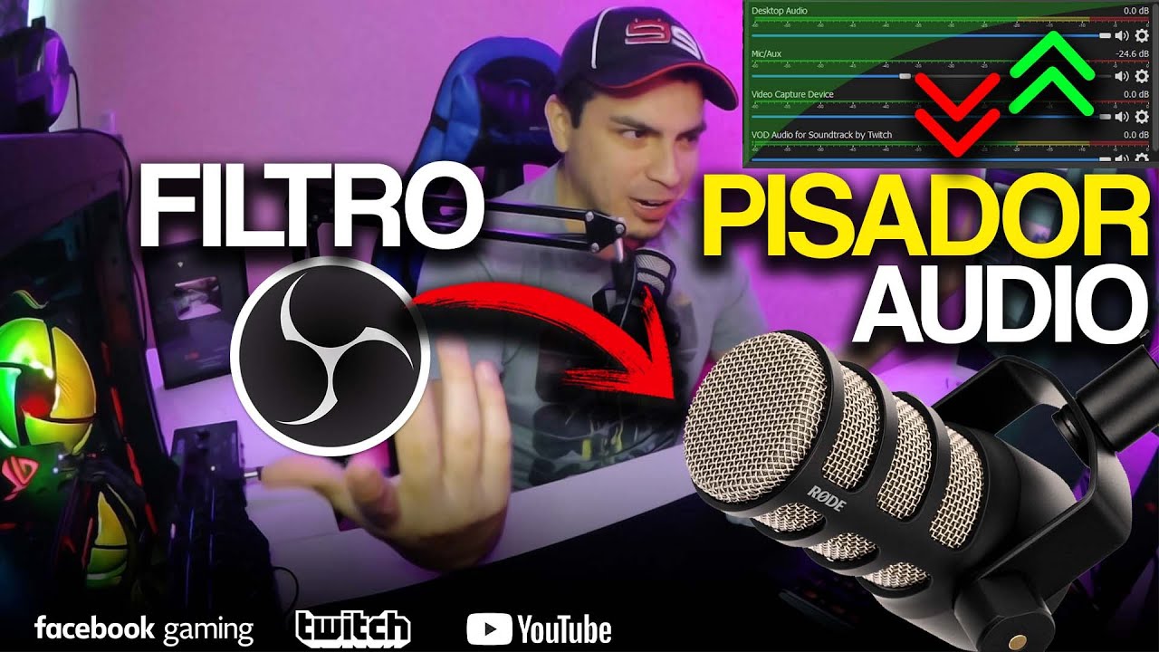 DESTACA tu VOZ por ENCIMA de MÚSICA o GAMEPLAY en DIRECTO de manera AUTOMÁTICA con OBS 🎙️✅ (PISADOR)