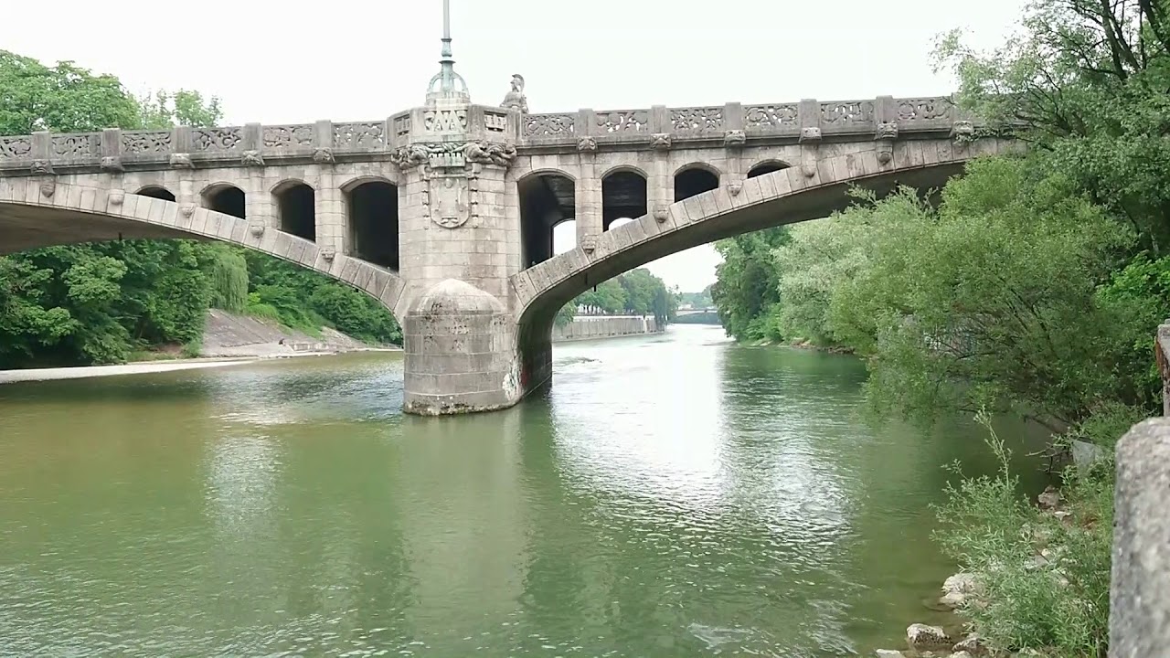 Exploring Bavaria - Isar river Munich Germany 2018