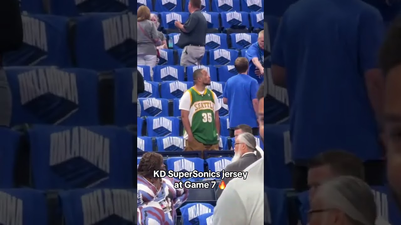 KD Sonics jersey spotted in OKC 👀