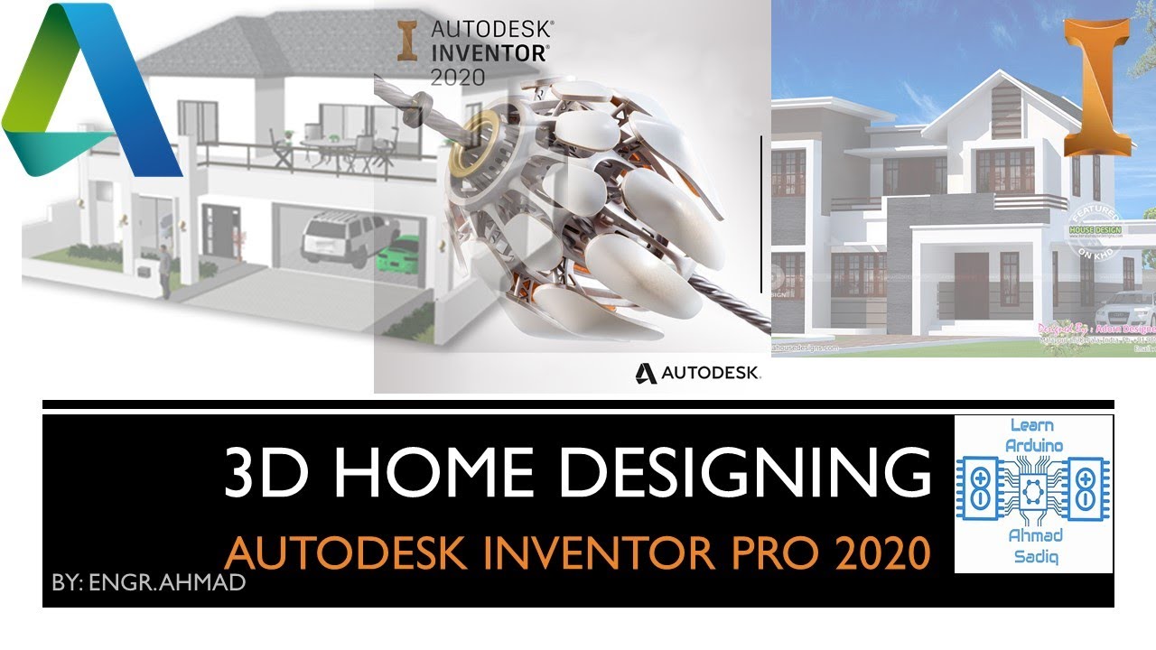 3D Home Design using Autodesk Inventor 2020
