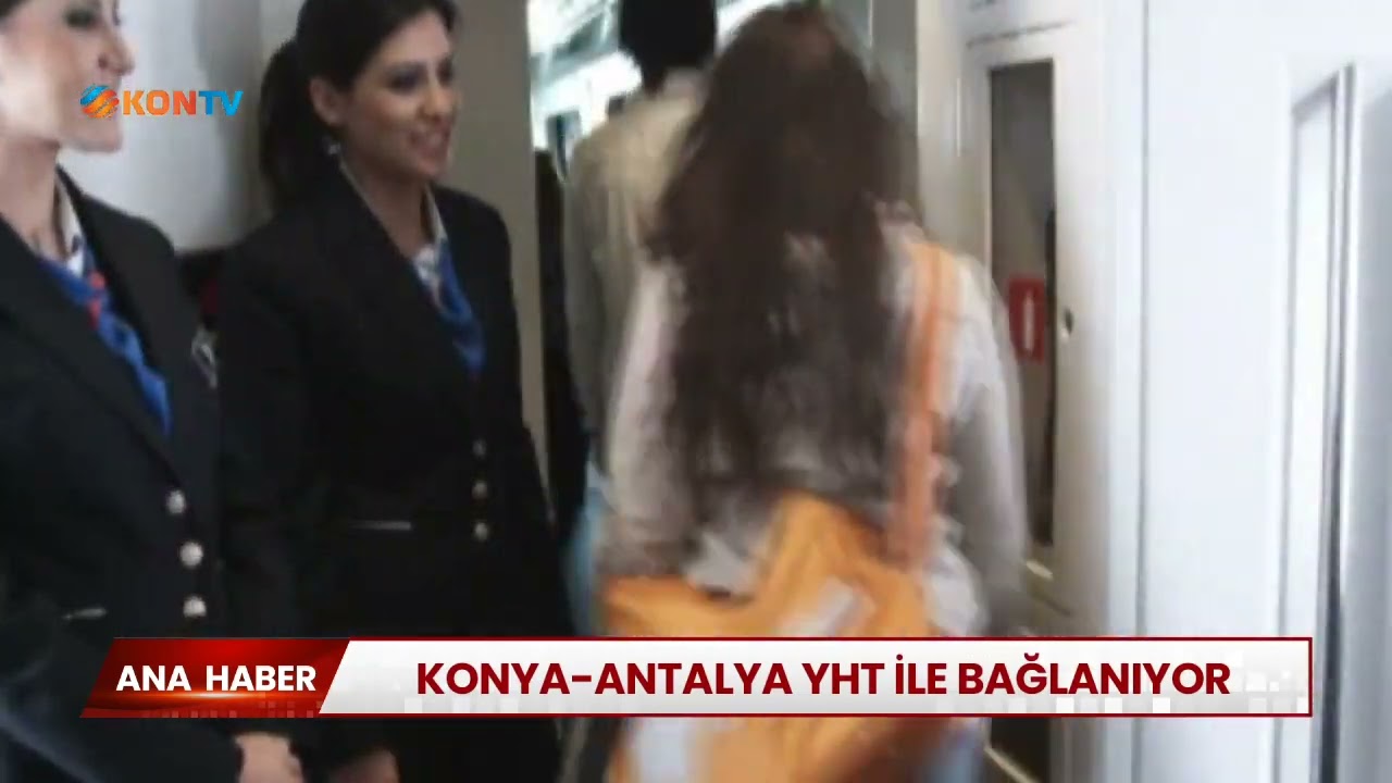 Konya-Antalya YHT ile bağlanıyor
