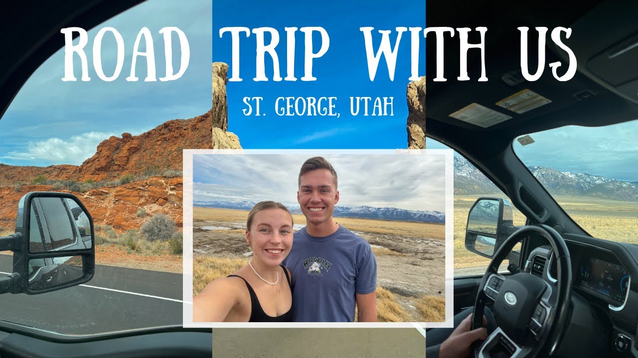 COZY ROAD TRIP VLOG: travel with us to St. George, Utah!