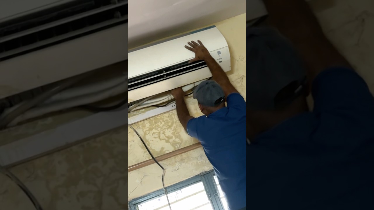 split ac uninstall kaise kare | #ac #splitac #airconditioner #uninstall #shorts #ytshorts #yt