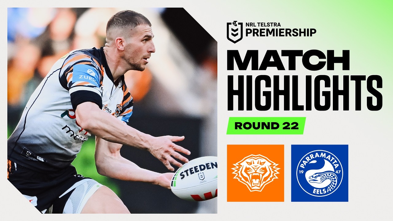 NRL 2026 | Wests Tigers kontra Eels | Najważniejsze momenty meczu | Runda 22