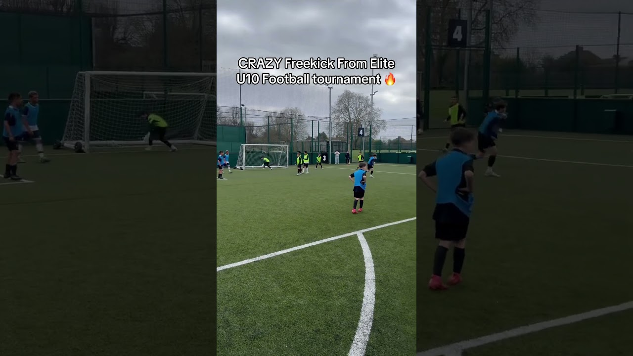 AMAZING Freekick At U10 Elite Football Tournament🔥
