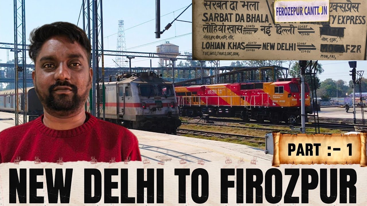 22479 FULLY DIVERTED ROUTE  FROM NEW DELHI TO LOHIAN KHAS JN