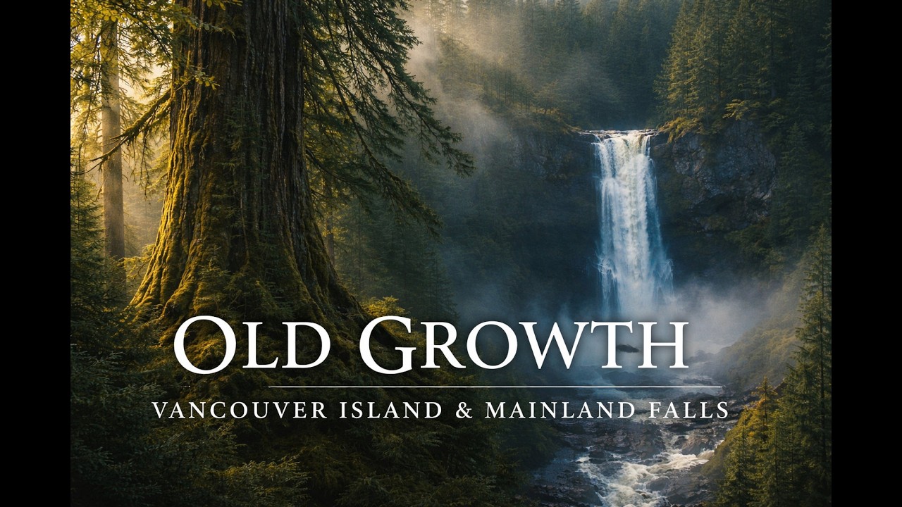 Old Growth — Vancouver Island & Mainland Falls DJI Mini 4 Pro
