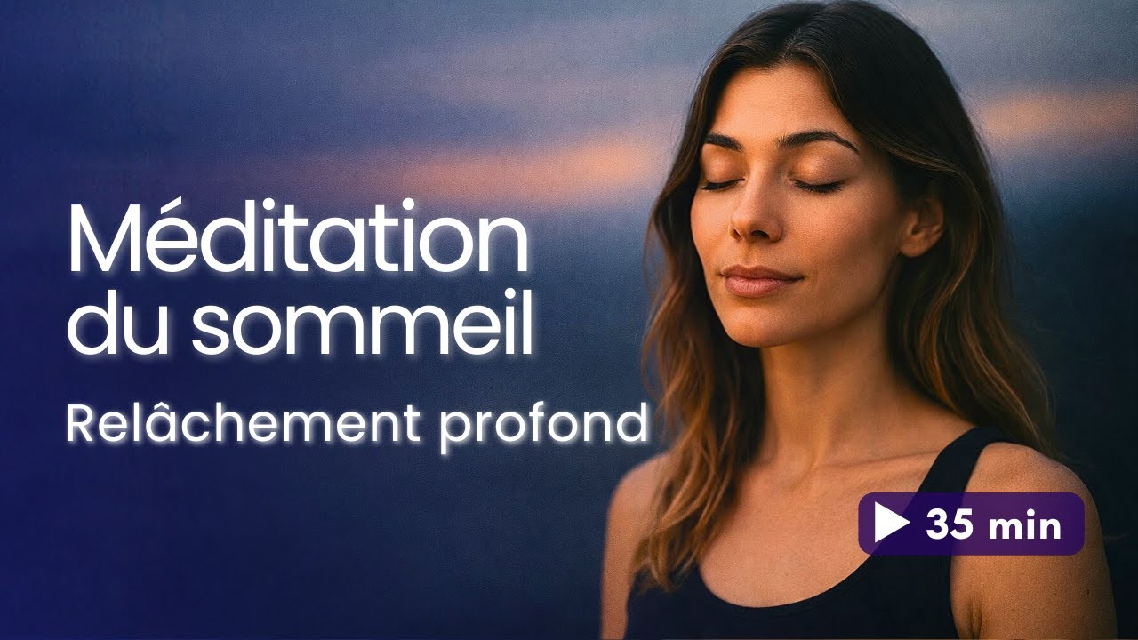 Méditation guidée du soir (35 min) | Lâcher le stress et calmer le mental