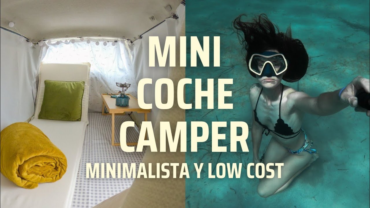 C&oacute;mo CAMPERIZAR un COCHE muy PEQUE&Ntilde;O 😯 Tutorial r&aacute;pido y minimalista 🚙🪚🛏️