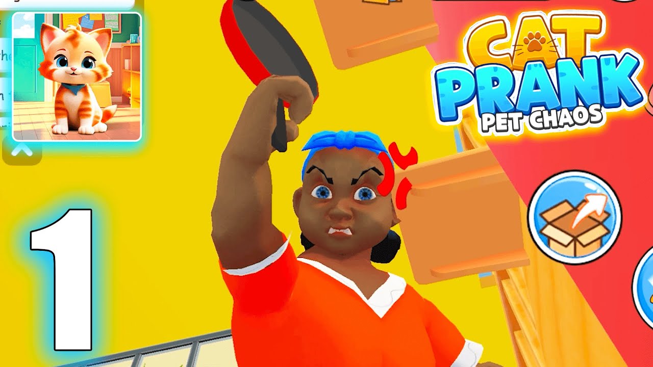 Cat Prank: Pet Chaos - Gameplay (Android)