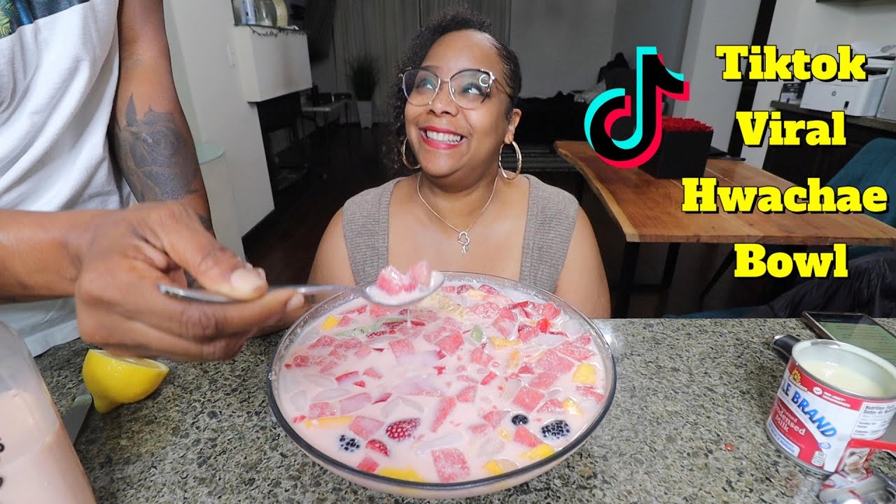 ME AND MY BABY TRYING TIKTOK VIRAL HWACHAE BOWL FOR THE FIRST TIME!