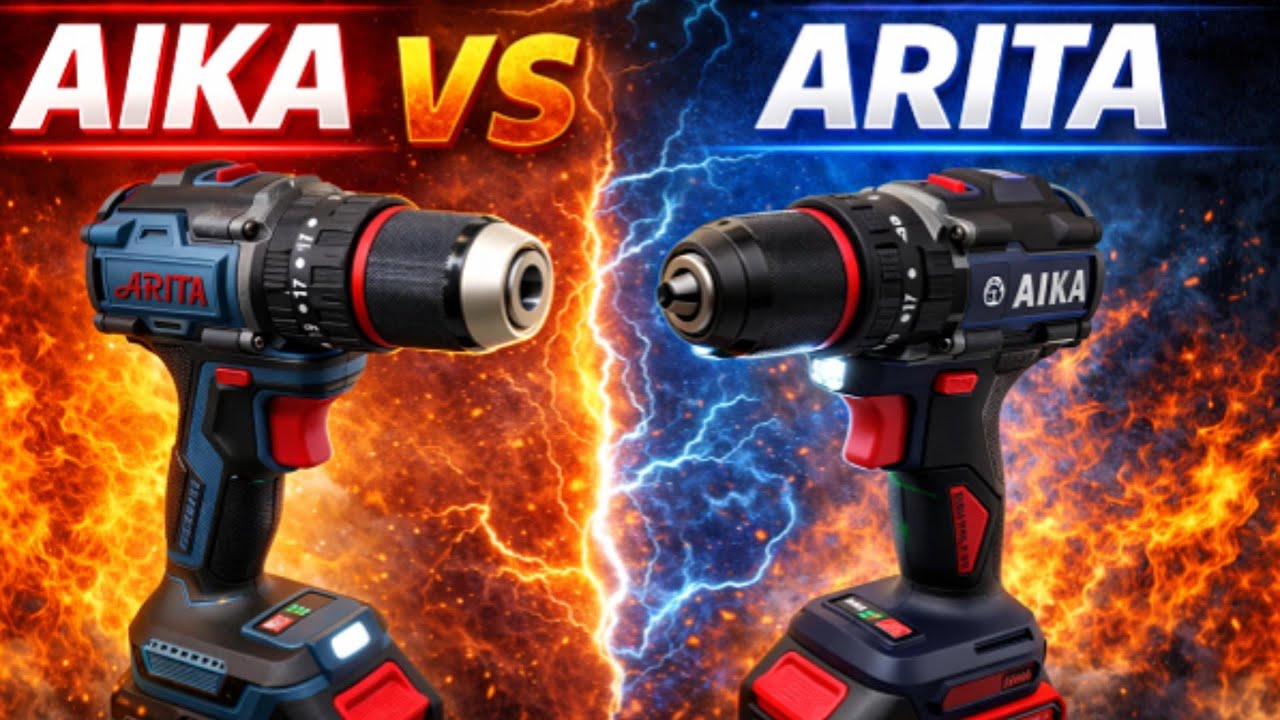 ARITA vs AIKA: Qual Furadeira é a MAIS FORTE? 💥REI DA SERRA COPO
